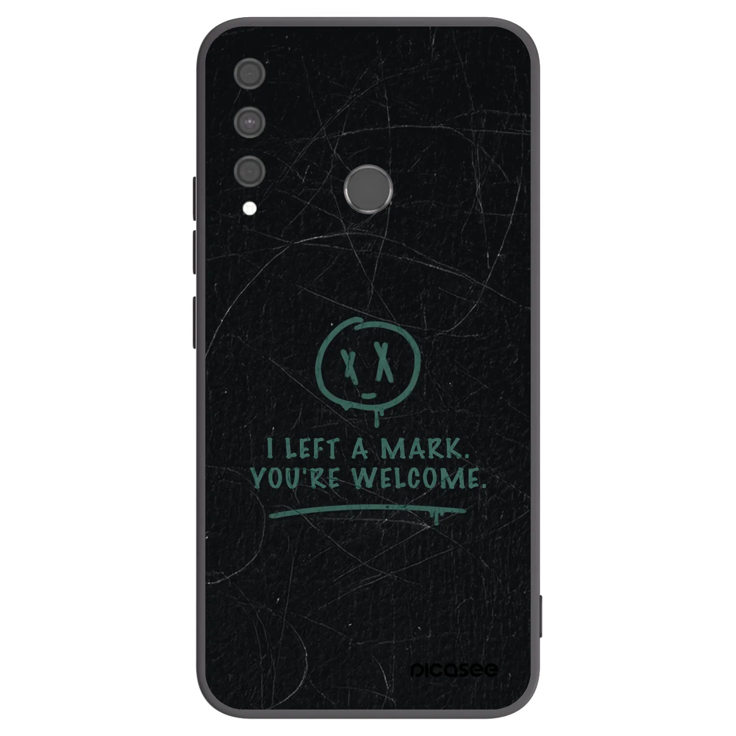 Picasee crna silikonska maskica za Huawei P40 Lite E - LEFT A MARK