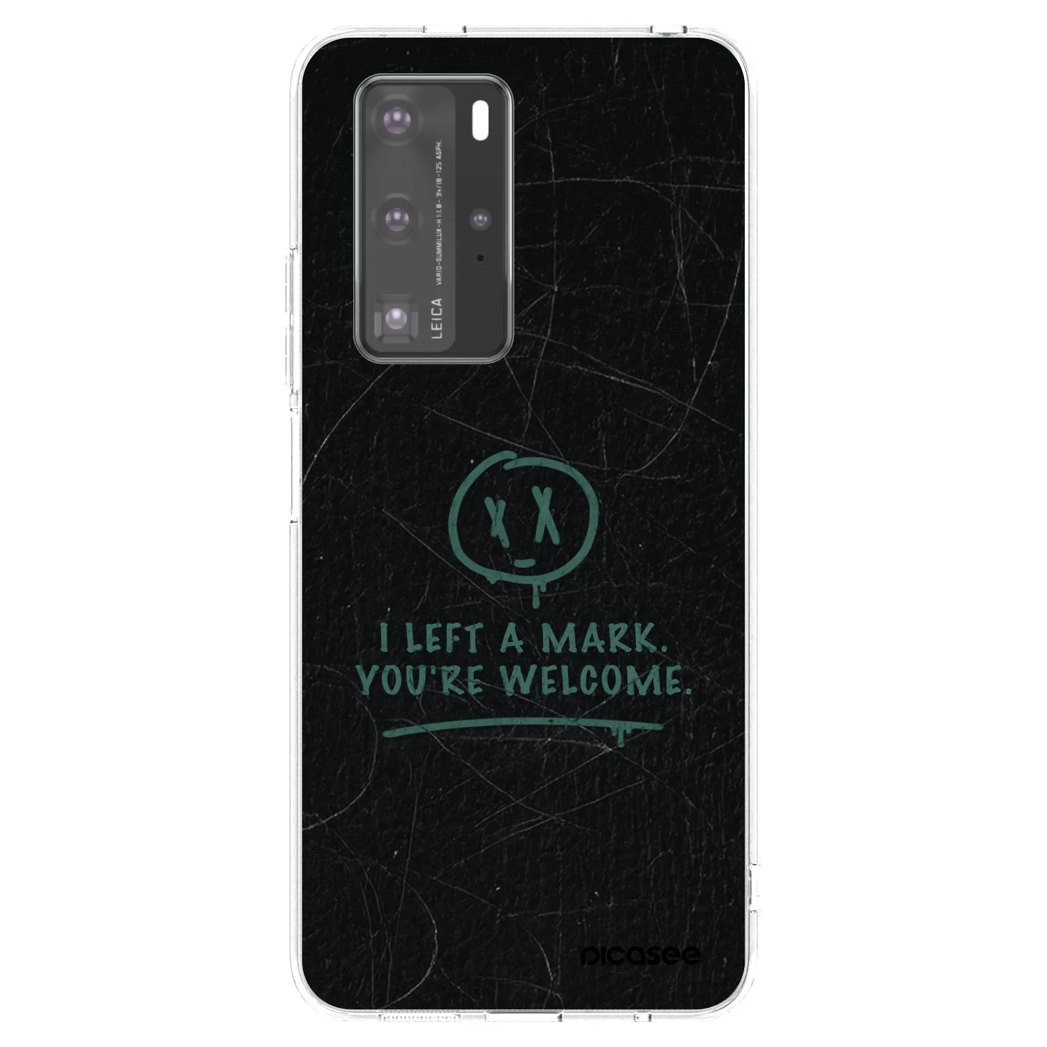 Picasee silikonska prozirna maskica za Huawei P40 Pro - LEFT A MARK