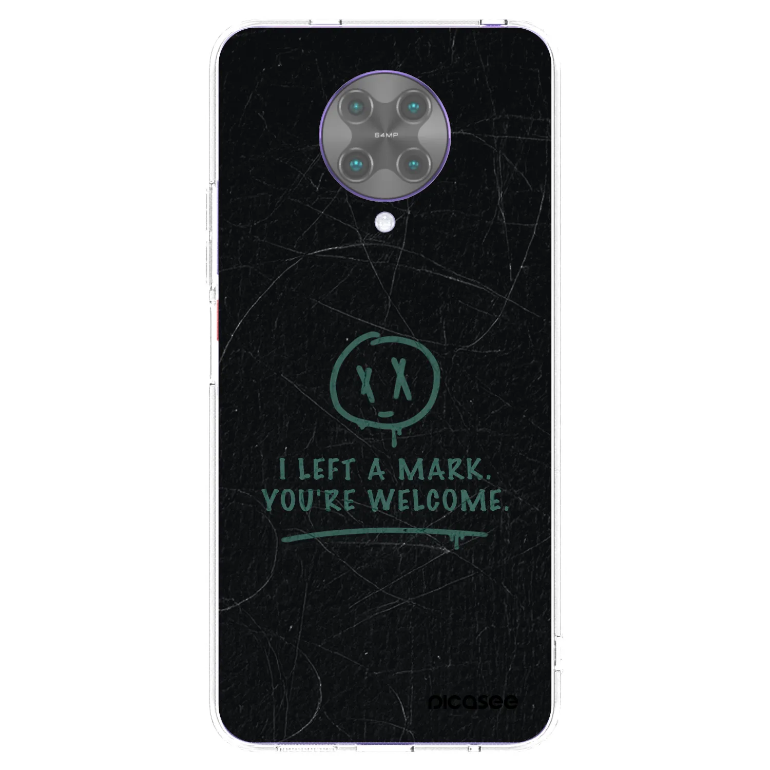 Picasee silikonska prozirna maskica za Xiaomi Poco F2 Pro - LEFT A MARK