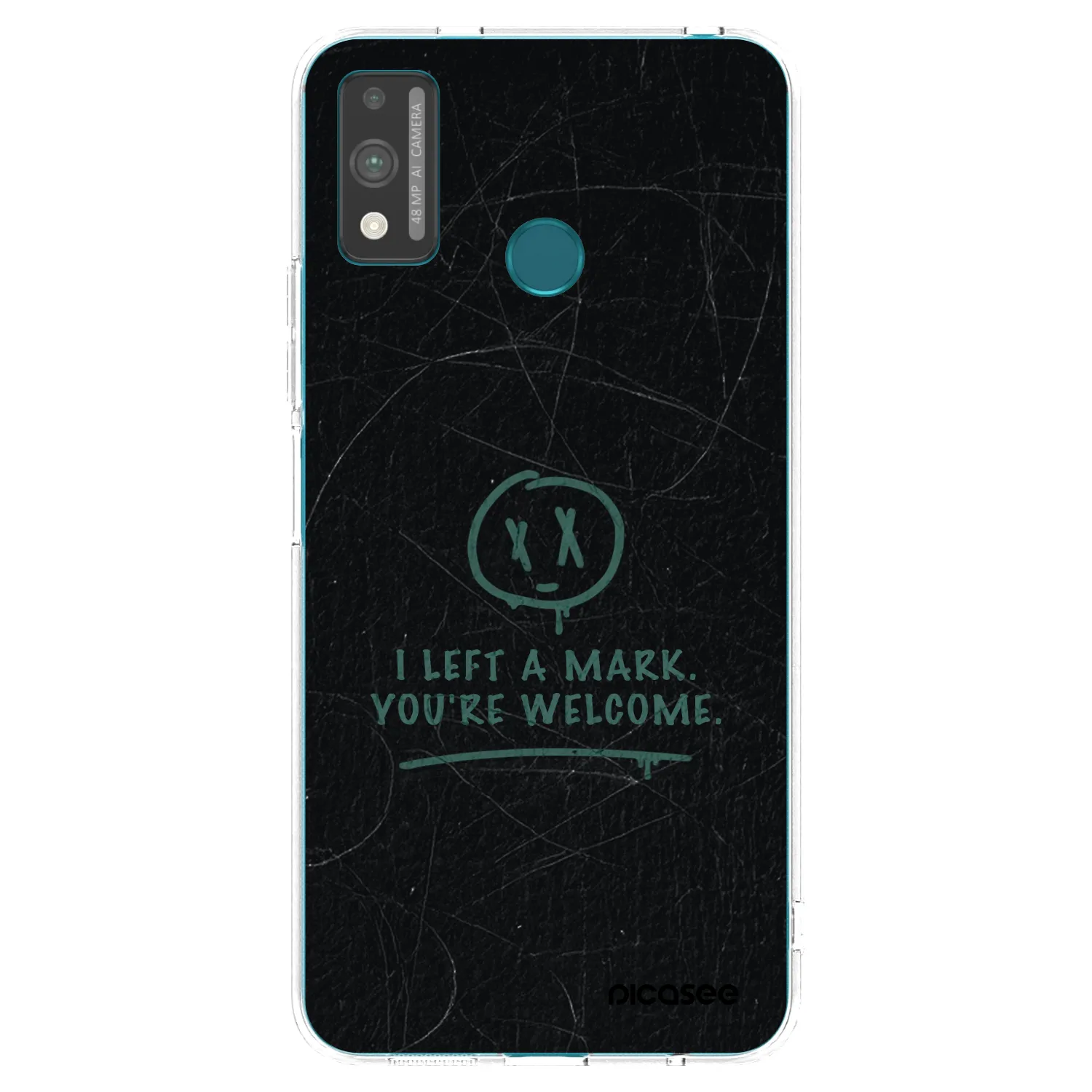 Picasee silikonska prozirna maskica za Honor 9X Lite - LEFT A MARK