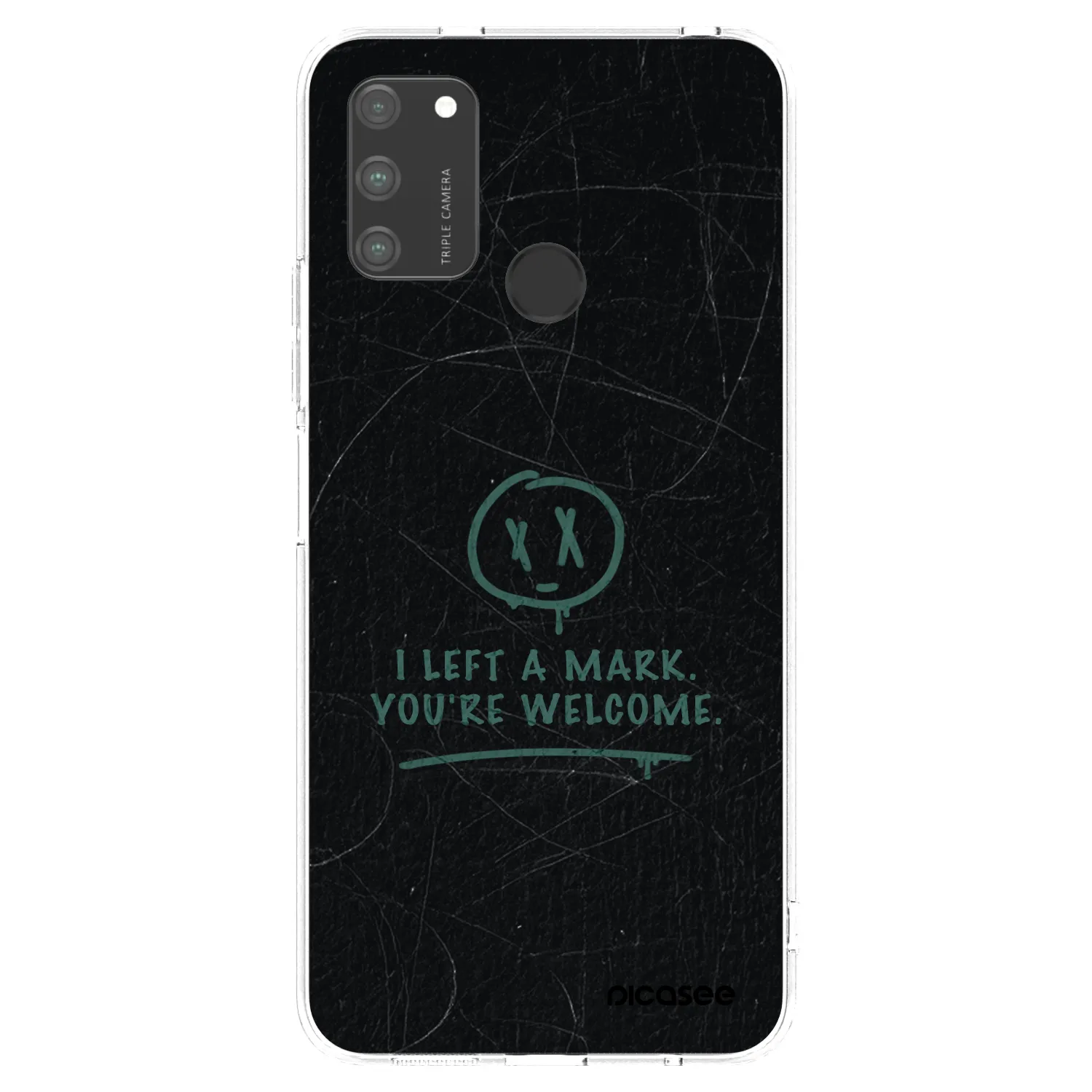 Picasee silikonska prozirna maskica za Honor 9A - LEFT A MARK