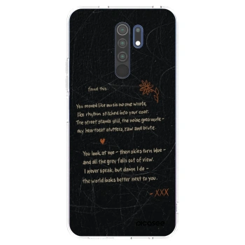 Picasee silikonska prozirna maskica za Xiaomi Redmi 9 - POET