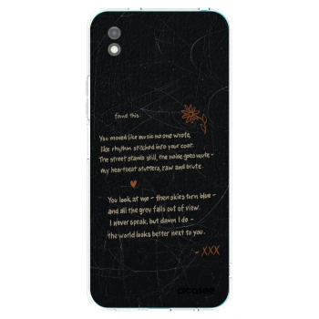 Picasee crna silikonska maskica za Xiaomi Redmi 9A - POET
