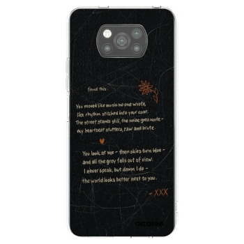 Picasee crna silikonska maskica za Xiaomi Poco X3 - POET