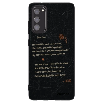 Picasee crna silikonska maskica za Samsung Galaxy S20 FE - POET