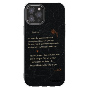 Picasee silikonska prozirna maskica za Apple iPhone 12 Pro Max - POET