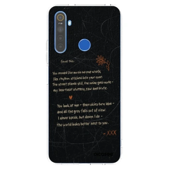 Picasee silikonska prozirna maskica za Realme 5 - POET