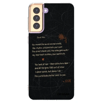 Picasee silikonska prozirna maskica za Samsung Galaxy S21+ 5G G996F - POET