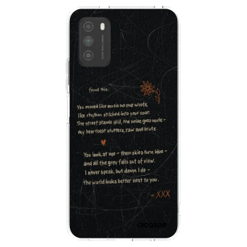 Picasee silikonska prozirna maskica za Xiaomi Poco M3 - POET
