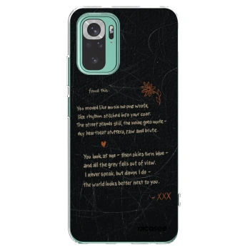 Picasee silikonska prozirna maskica za Xiaomi Redmi Note 10 Pro - POET