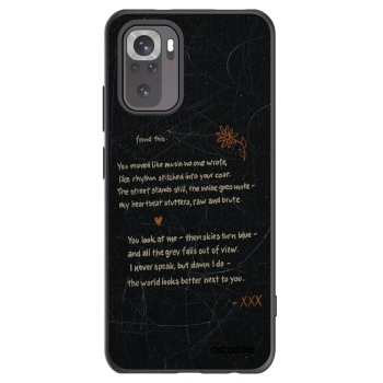 Picasee crna silikonska maskica za Xiaomi Redmi Note 10S - POET