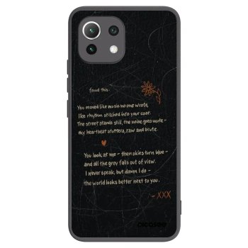 Picasee crna silikonska maskica za Xiaomi Mi 11 Lite - POET