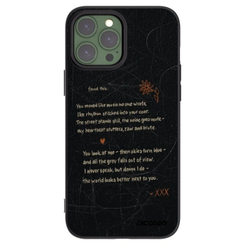 Picasee crna silikonska maskica za Apple iPhone 13 Pro Max - POET