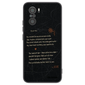 Picasee crna silikonska maskica za Xiaomi Poco F3 - POET