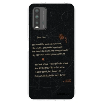 Picasee crna silikonska maskica za Xiaomi Redmi 9T - POET