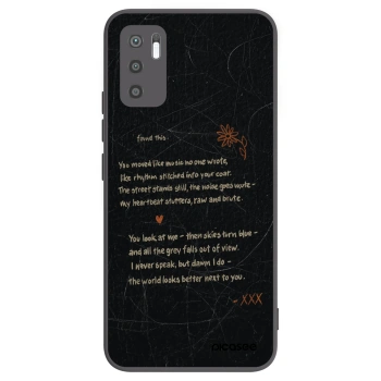 Picasee crna silikonska maskica za Xiaomi Redmi Note 10 5G - POET
