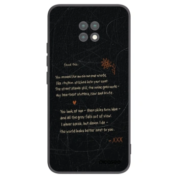 Picasee crna silikonska maskica za Xiaomi Redmi Note 9T - POET