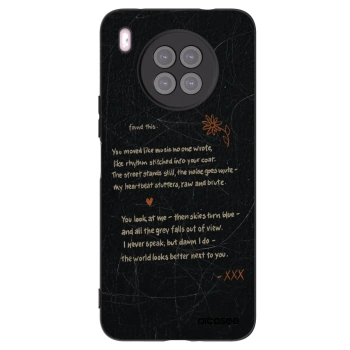 Picasee crna silikonska maskica za Huawei Nova 8i - POET