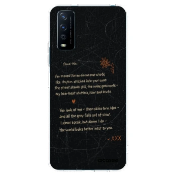 Picasee silikonska prozirna maskica za Vivo Y11s - POET