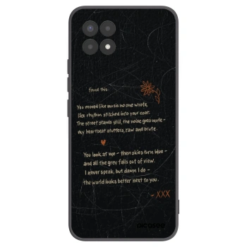 Picasee crna silikonska maskica za Realme 8i - POET