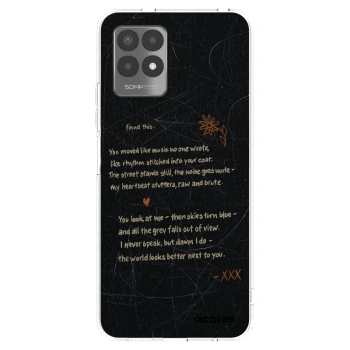 Picasee silikonska prozirna maskica za Realme 8i - POET
