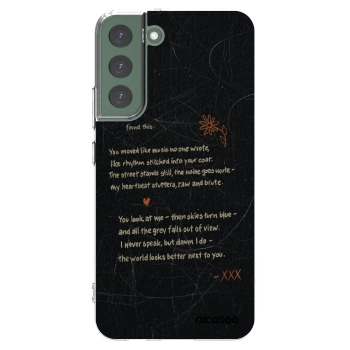 Picasee silikonska prozirna maskica za Samsung Galaxy S22+ 5G - POET