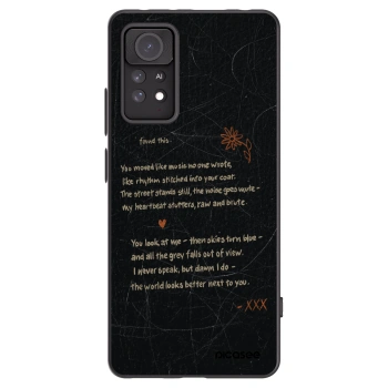 Picasee crna silikonska maskica za Xiaomi Redmi Note 11 Pro 5G - POET