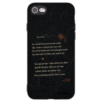 Picasee crna silikonska maskica za Apple iPhone SE 2022 - POET