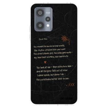 Picasee silikonska prozirna maskica za Realme 9 Pro 5G - POET