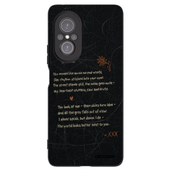 Picasee crna silikonska maskica za Huawei Nova 9 SE - POET