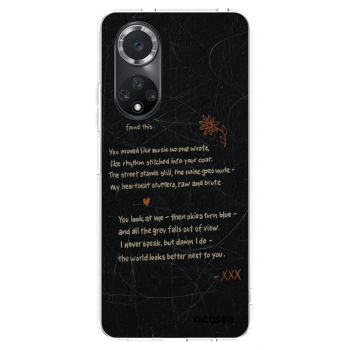 Picasee silikonska prozirna maskica za Huawei Nova 9 SE - POET