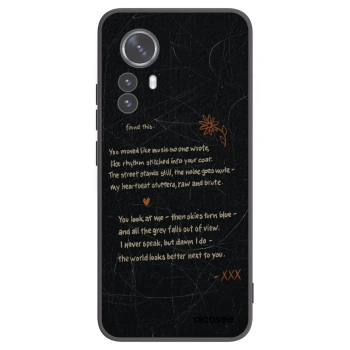 Picasee crna silikonska maskica za Xiaomi 12 Pro - POET
