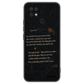 Picasee crna silikonska maskica za Xiaomi Redmi 10C - POET
