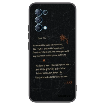 Picasee crna silikonska maskica za OPPO Reno 5 5G - POET