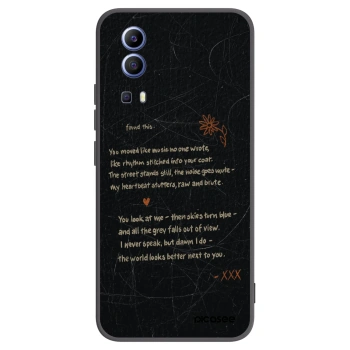 Picasee crna silikonska maskica za Vivo Y52 5G - POET