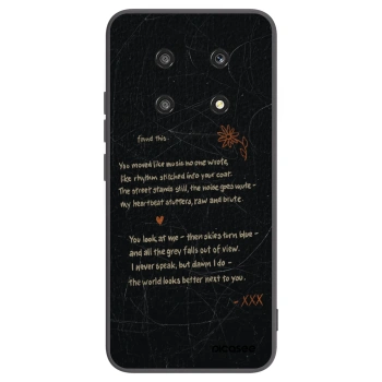 Picasee crna silikonska maskica za Honor Magic4 Lite 5G - POET
