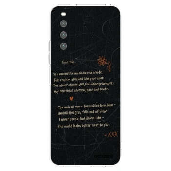 Picasee silikonska prozirna maskica za Sony Xperia 10 IV 5G - POET
