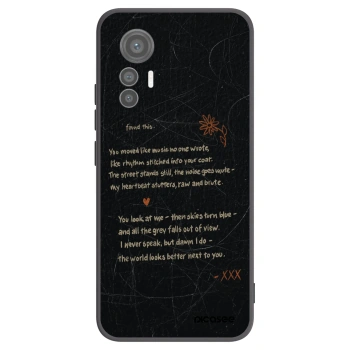 Picasee crna silikonska maskica za Xiaomi 12 Lite - POET