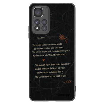 Picasee crna silikonska maskica za Xiaomi Redmi Note 11 Pro+ 5G - POET