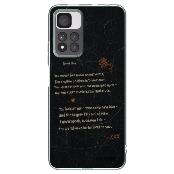Picasee silikonska prozirna maskica za Xiaomi Redmi Note 11 Pro+ 5G - POET