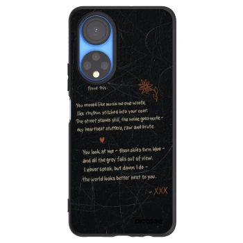 Picasee crna silikonska maskica za Honor X7 - POET