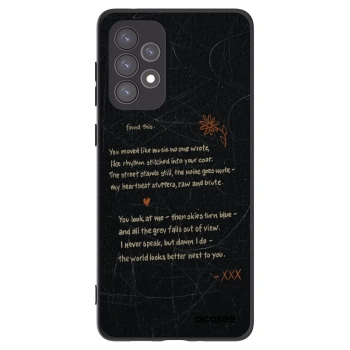 Picasee crna silikonska maskica za Samsung Galaxy A73 5G - POET