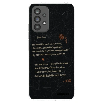 Picasee silikonska prozirna maskica za Samsung Galaxy A73 5G - POET
