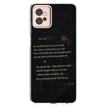 Picasee silikonska prozirna maskica za Motorola Moto G32 - POET