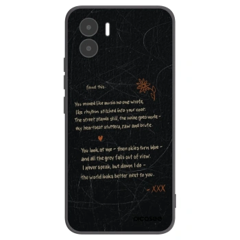 Picasee crna silikonska maskica za Xiaomi Redmi A1 - POET