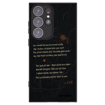 Picasee crna silikonska maskica za Samsung Galaxy S23 Ultra 5G - POET