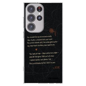 Picasee silikonska prozirna maskica za Samsung Galaxy S23 Ultra 5G - POET