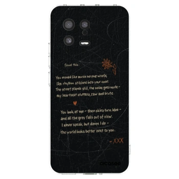 Picasee silikonska prozirna maskica za Xiaomi 13 - POET