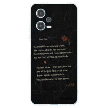 Picasee silikonska prozirna maskica za Xiaomi Redmi Note 12 5G - POET