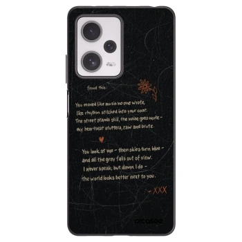 Picasee crna silikonska maskica za Xiaomi Redmi Note 12 Pro+ 5G - POET